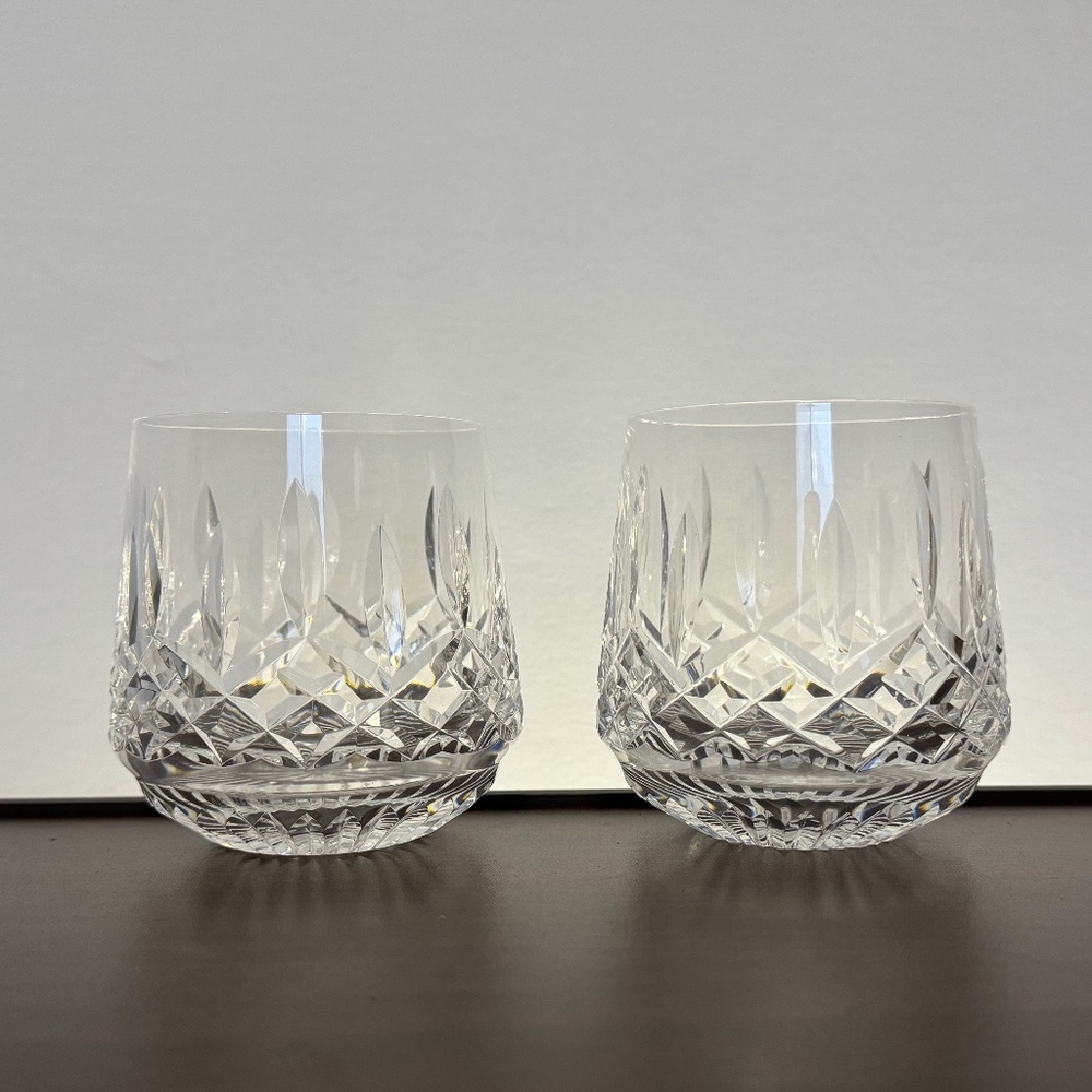 Waterford Lismore 7.5 oz Old-Fashioned Crystal Set of 2
